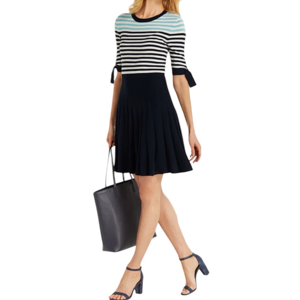 NWT Draper James Sailer Bow Sweater dress